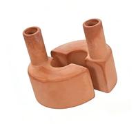 Clay Watering Devices, 2Pcs Slow Release Watering Cones for Plants, Ideal for Vacation Care and Gardening, Ceramic Watering Tools for Efficient Plant Hydration