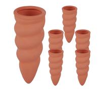 Clay watering spikes 6 Pieces 11 cm height Plant Watering Stakes 70 g