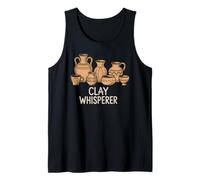 Clay Whisperer Pottery Ceramics Artist Tank Top