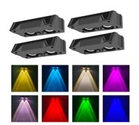 Claymo Solar Fence Lights Outdoor,IP65 Waterproof Wall Lights Solar Powered for Garden, Backyard,Railing,Step,Patio,Deck Fence,Stair from Dusk Till Dawn for Christmas Decoration 4 Pack