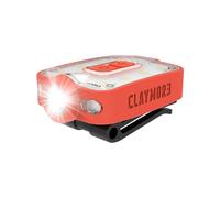 Claymore Capon 40B Red Clip-On Cap Light - USB-C Rechargeable 230LM LED Headlamp | 3 Light Modes 180° Adjustable Beam IP54 Water Resistant Up to 12 Hrs Runtime for Camping, Running, Outdoor