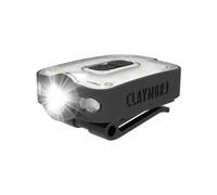 Claymore Capon 40B - Ultra-Lightweight Rechargeable LED Hands Free Clip On Light, 3 Lighting Modes/Red LED, 230 Lumens, 400mAh, 29g, Portable Light for Camping Fishing Running and More [Black]