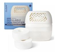 Clayr Airsip Moisture Absorbers for Home - 1000ml Window Condensation Absorbers with 2x 450g Refill Tabs - Eliminates Damp, Mould and Musty Smells - Non Electric Dehumidifier for Bathroom, Home, Car