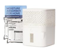 Clayr Humidrop Refillable Interior Dehumidifier 1000Ml Off White 2 Refill Bags