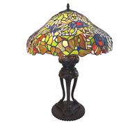 Clayre&Eef 5LL-6055 Tiffany-style table lamp blue/green