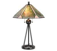Clayre&Eef 5LL-6165 Tiffany-style table lamp, Ø 50 cm