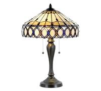 Clayre&Eef Fiera Tiffany style table lamp