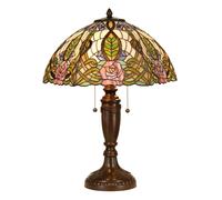 Clayre&Eef Heavenly table lamp Eden, Tiffany-style