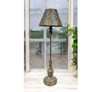 Clayre & Eef Shabby Country Table Lamp Lampshade Metal 70Cm Blue/Turquoise E27