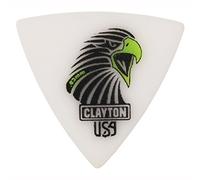 CLAYTON CSART6312 Rounded Triangle Sharp Acetal/Polymer Guitar Picks, 0.63 mm, Set of 12 Pieces