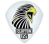 Clayton CSAST8012 Small Teardrop Sharp Acetal/Polymer Guitar Picks, 0.80 mm, Set of 12 Pieces