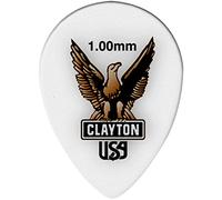 Clayton Plectrum Acetal Polymer Packing 12 Pcs, 1.00mm Small Teardrop