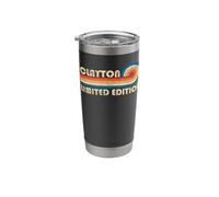 Clayton Retro 70s 80s Sunset Stripe Stainless Steel Insulated Tumbler