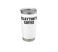 Clayton's Coffee Clayton Name Personalized Stainless Steel Insulated Tumbler
