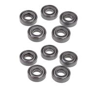 ClAZTyict 10 Pcs 12mm x 28mm x 8mm 6001Z Shielded Deep Groove Radial Ball Bearing