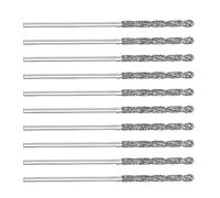 ClAZTyict 20Pcs 1mm/0.04Inch Diamond Twist Drill Bits High Speed Steel HSS for Glass Sea Shells Stone Tiles