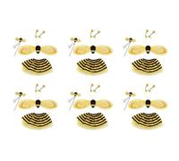 ClAZTyict 24Pc Honey Girls Kids Fairy Halloween Fancy Dress Up Party Costume