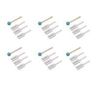 ClAZTyict 24Pcs Aluminum Alloy Angel Crystal Tuning Fork 4096Hz/4160Hz/4225Hz Energy Tuning Fork
