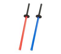 ClAZTyict 2PCS Set Training Stick Non Slip Handle Foam Training Toy for Practice Swordsmanship Fencing Toy Gift 70CM