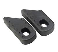 ClAZTyict 2PCS Universal Bicycle Fixed Gear Rubber Crankset Crank Protector Cover Case Road Bike Crank Arm Boot Sleeve, Black
