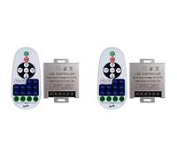 ClAZTyict 2X Dimmer Remote Big Power 360W Led Box Controller for Single Color Led Strip Light DC12-24V Dimming 23Key IR Remote Kit