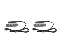 ClAZTyict 2X Electric Recliner Controller ABS 2 Button 5 Pin Straight Connectors Electric Sofa Lift Chair Hand Control Switch