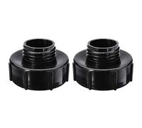 ClAZTyict 2X IBC Adapter S100X8 to Reduce S60X6 IBC Tank Connector Adapter Replacement Garden Water Connectors