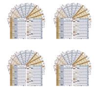 ClAZTyict 48 Expense Budget Sheets, Money Organizer for A6 Budget Binder -for Cash & Ledger Book, for Wallet, Budget Planner