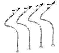 ClAZTyict 4pcs Magnetic Helping Hands Soldering Third Hand Tools Metal Flexible Gooseneck with Alligator Clips Welding Tool