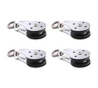 ClAZTyict 4X 300Kg Bearing Pulley Lifting Quiet Wheel Gym U-Grooved Heavy Duty Pulley Wheel for Workout Equipment Cable Machine
