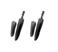 ClAZTyict 4x Black Mountain Bike Bicycle Road Tire Front Rear Mudguard Set Mud Guard Big Flying Fish