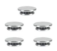 ClAZTyict 5pcs 12/15cm Double Face Use Aluminum Alloy Turntable for Ceramic Clay Sculpture Platform Pottery Wheel Rotating Tools