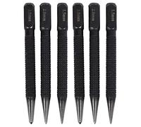 ClAZTyict 6pcs High-Carbon Steel Center Punch Set 10cm Non Slip Center Punch for Alloy Steel Metal Wood Marking Drilling Tool