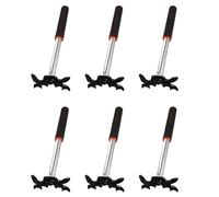 ClAZTyict 6X Retractable Billiard Cue Stick Bridge with Bridge Head, Billiard Pool Cue Accessory for Pool Table,Bridge Head,Black