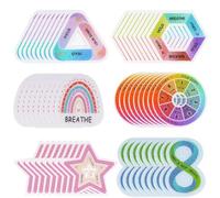 ClAZTyict Anxiety Sensory Stickers, Anxiety Relief Items for Mood Calming Stress Relief Stickers 60 Pcs