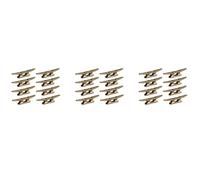 ClAZTyict Boat Dock Cleat 4 Inch for Mooring Boat Bronze Host Cast Iron Suitable for Nautical Beach Lake Maritime Decor,24Pcs