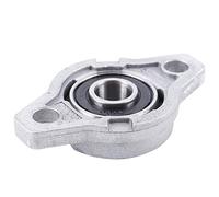 ClAZTyict KFL000 Bore Inner 10mm Flange Ball Mounted Pillow Block Bearings