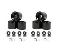 ClAZTyict Pack of 8 60mm Skateboard Wheels + ABEC-9 Bearing Steel and Spacers Cruiser Wheels