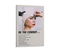 CLBCIHWFN Be The Cowboy Mitski Posters Aesthetic Canvas Posters Room Bedroom Decorative Decor Wall Art Home Decor 24x36inch(60x90cm) Frame-style