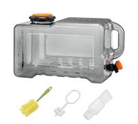 CLBDRESS 22L Camping Water Container with Spigot, No Leakage Water Jug with Convenient Handle, Portable Camping Bucket for Car, Outdoor Hiking, Picnic, Emergency Storage