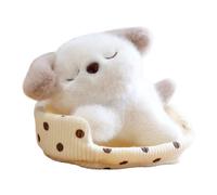 CLBDRESS 5.91 Inch Soft Mini Kawaii Plush Doll with Nest Stuffed Animals Fun Collectible Animals Plushes for Birthday Christmas Room Decor