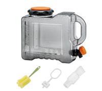 CLBDRESS 5L Camping Water Container with Spigot, No Leakage Water Jug with Convenient Handle, Portable Camping Bucket for Car, Outdoor Hiking, Picnic, Emergency Storage