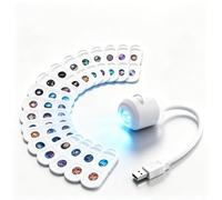 CLBDRESS HD Smart Dynamic 5D Holographic Night Light Projector | 360° Mini Ocean Galaxy Dream Projector | Starry Sky Nebula Projection Night Light | Plug-and-Play USB Star Lamp for Ceiling