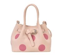 CLBDRESS Polka Dot Fashionable Bucket Shoulder Bag PU Leather Soft Hobo | Organized Storage And Comfortable Structure for Women Work Commute Vacations Parties