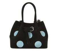 CLBDRESS Polka Dot Fashionable Bucket Shoulder Bag PU Leather Soft Hobo | Organized Storage And Comfortable Structure for Women Work Commute Vacations Parties