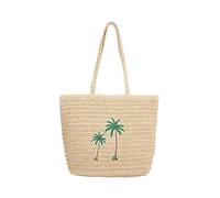 CLBDRESS Women Crochet Handbag Handmade Knit Purse Large Capacity Shoulder | Beach Aesthetic Knit Purse Multi-Use for Travel Shopping Work Daily Social Use
