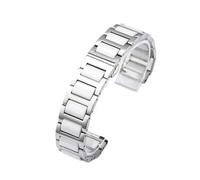 CLCLGOKKOH Ceramic Watch Straps Are Exquisite, Transparent, Wear-resistant, And Quick-replacement For Men And Women, 12mm-22mm(C,20mm)