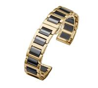 CLCLGOKKOH Ceramic Watch Straps Are Exquisite, Transparent, Wear-resistant, And Quick-replacement For Men And Women, 12mm-22mm(F,21mm)