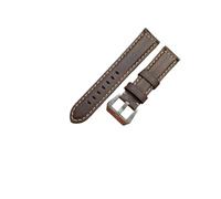 CLCLGOKKOH Cowhide Watch Strap, Nubuck, Removable Double-sided Leather For Men And Women(G,24mm)
