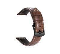 CLCLGOKKOH Genuine Leather Glossy Matte Bamboo Grain Crazy Horse Quick-release Watch Strap, Men's 20mm/22mm(HH,22mm)
